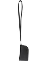 Rick Owens porte-cartes en cuir à lanière - Noir Rick Owens porte-cartes en cuir à lanière - Noir