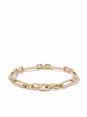 David Yurman bracelet Lexington en or 18ct orné de diamants