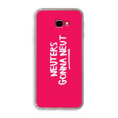 Neuters (roze): Samsung Galaxy J4 Plus Transparant Hoesje