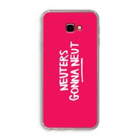 Neuters (roze): Samsung Galaxy J4 Plus Transparant Hoesje