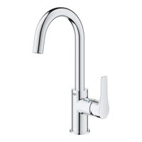 GROHE Eurosmart waterbesparende wastafelkraan l-size met pop-up waste chroom 23970003