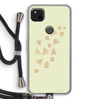 Falling Leaves: Pixel 4a Transparant Hoesje met koord Falling Leaves: Pixel 4a Transparant Hoesje met koord