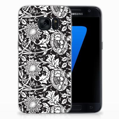 Samsung Galaxy S7 | TPU Case | Black Flowers Samsung Galaxy S7 | TPU Case | Black Flowers