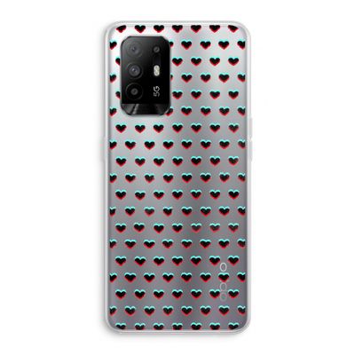 Hartjes: Oppo A94 5G Transparant Hoesje