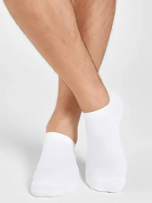 3-paar bamboe sneaker sokken - Enkelsokken viscose
