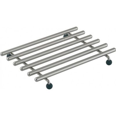 BK Solutions Onderzetter 24x20 cm RVS/Zwart