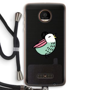Birdy: Motorola Moto Z Force Transparant Hoesje met koord