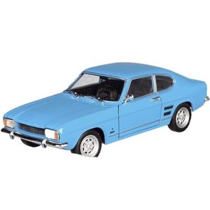 Modelauto Ford Capri 1969 blauw 17,5 cm   -