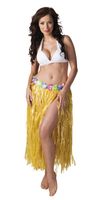 Hawaii rok lang geel 80cm