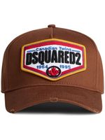 DSQUARED2 casquette à patch logo - Marron - thumbnail