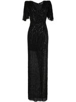 Jenny Packham robe longue Ava à ornements - Noir - thumbnail