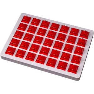 Keychron Gateron Phantom Switch set - Red, 35 Switches keyboard switches