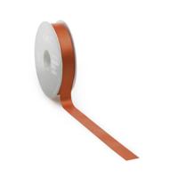Satijnlint PREMIUM Double face 16mm x 25 meter brique / rust