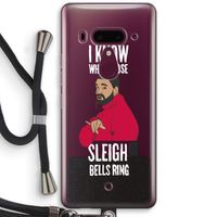Sleigh Bells Ring: HTC U12+ Transparant Hoesje met koord