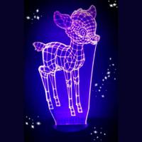 3D LED LAMP - BAMBI HERTJE - thumbnail