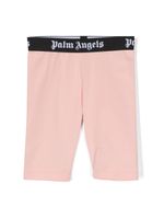 Palm Angels Kids elasticated logo-waistband shorts - Rose