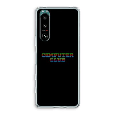 Retro: Sony Xperia 5 III Transparant Hoesje