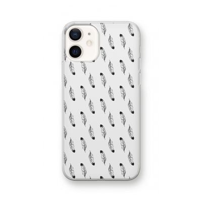 Pluimen: iPhone 12 Transparant Hoesje