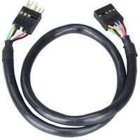 Akasa EX1394I-40 firewire-kabel 0,4 m 6-p Zwart - thumbnail