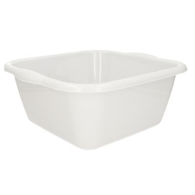 Afwasbak teil - 20 liter - wit - kunststof - 46 x 42,5 x 30,5 cm