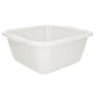 Afwasbak teil - 20 liter - wit - kunststof - 46 x 42,5 x 30,5 cm