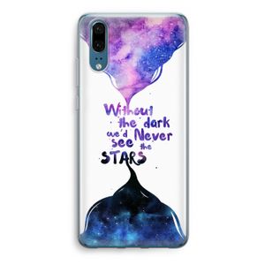 Stars quote: Huawei P20 Transparant Hoesje