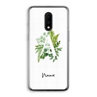 Green Brush: OnePlus 7 Transparant Hoesje