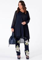 Yoek Tregging CAMELLIA | Blauw | Maat XL Yoek Tregging CAMELLIA | Blauw | Maat XL