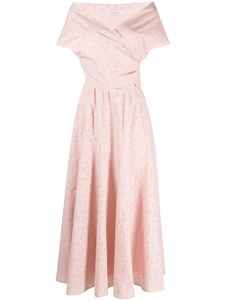 Philosophy Di Lorenzo Serafini robe longue à broderies anglaises - Rose