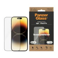 iPhone 14 Pro PanzerGlass Ultra-Wide Fit EasyAligner Screenprotector - Zwarte Rand - thumbnail