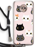 Katten: Motorola Moto G6 Transparant Hoesje met koord