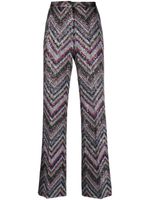 Missoni pantalon évasé à sequins - Gris