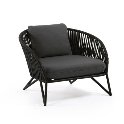 Kave Home Branzie loungestoel Zwart
