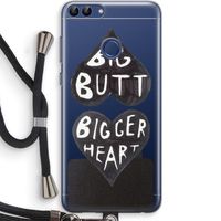Big butt bigger heart: Huawei P Smart (2018) Transparant Hoesje met koord