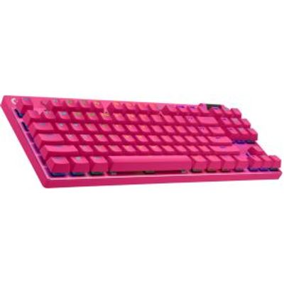 Logitech G PRO X TKL Magenta Draadloos Gaming Toetsenbord