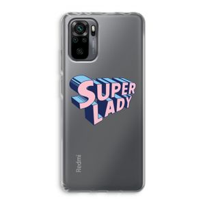 Superlady: Xiaomi Redmi Note 10 Pro Transparant Hoesje