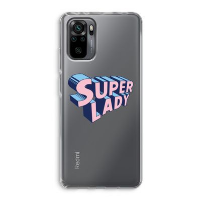Superlady: Xiaomi Redmi Note 10 Pro Transparant Hoesje