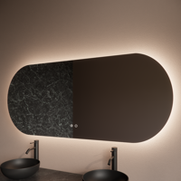 Badkamerspiegel BWS Riono 70x140cm Horizontaal LED