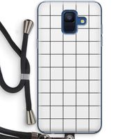 Rooster: Samsung Galaxy A6 (2018) Transparant Hoesje met koord