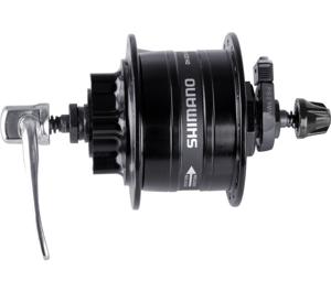 Shimano Dynamonaaf 36 gaats HD-3D32 3 Watt voor 6-bouts remschijf snelspanner zwart