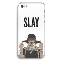 Slay All Day: iPhone 5 / 5S / SE Transparant Hoesje