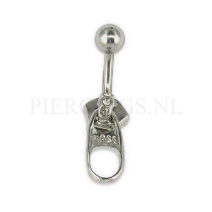 Navelpiercing rits kristal