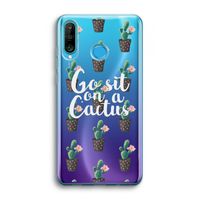 Cactus quote: Huawei P30 Lite Transparant Hoesje