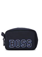 BOSS Toilettas met logo - Blauw - thumbnail