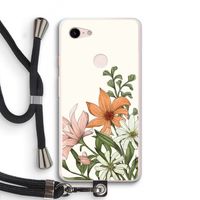 Floral bouquet: Pixel 3 XL Transparant Hoesje met koord