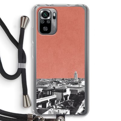 Marrakech Skyline : Xiaomi Redmi Note 10S Transparant Hoesje met koord