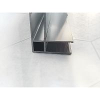 Saniclear Redro hoekprofiel chroom 8mm