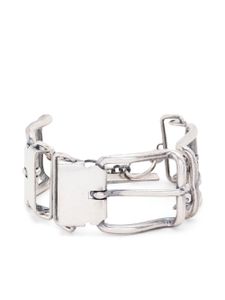 Marine Serre bracelet Metaclasp à détail de boucle - Argent