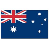 Gevelvlag/vlaggenmast vlag Australie 90 x 150 cm   -