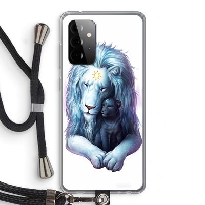 Child Of Light: Samsung Galaxy A72 5G Transparant Hoesje met koord